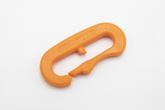 Bilde av Krok, plast Fixlock 279 orange (min 5000 )